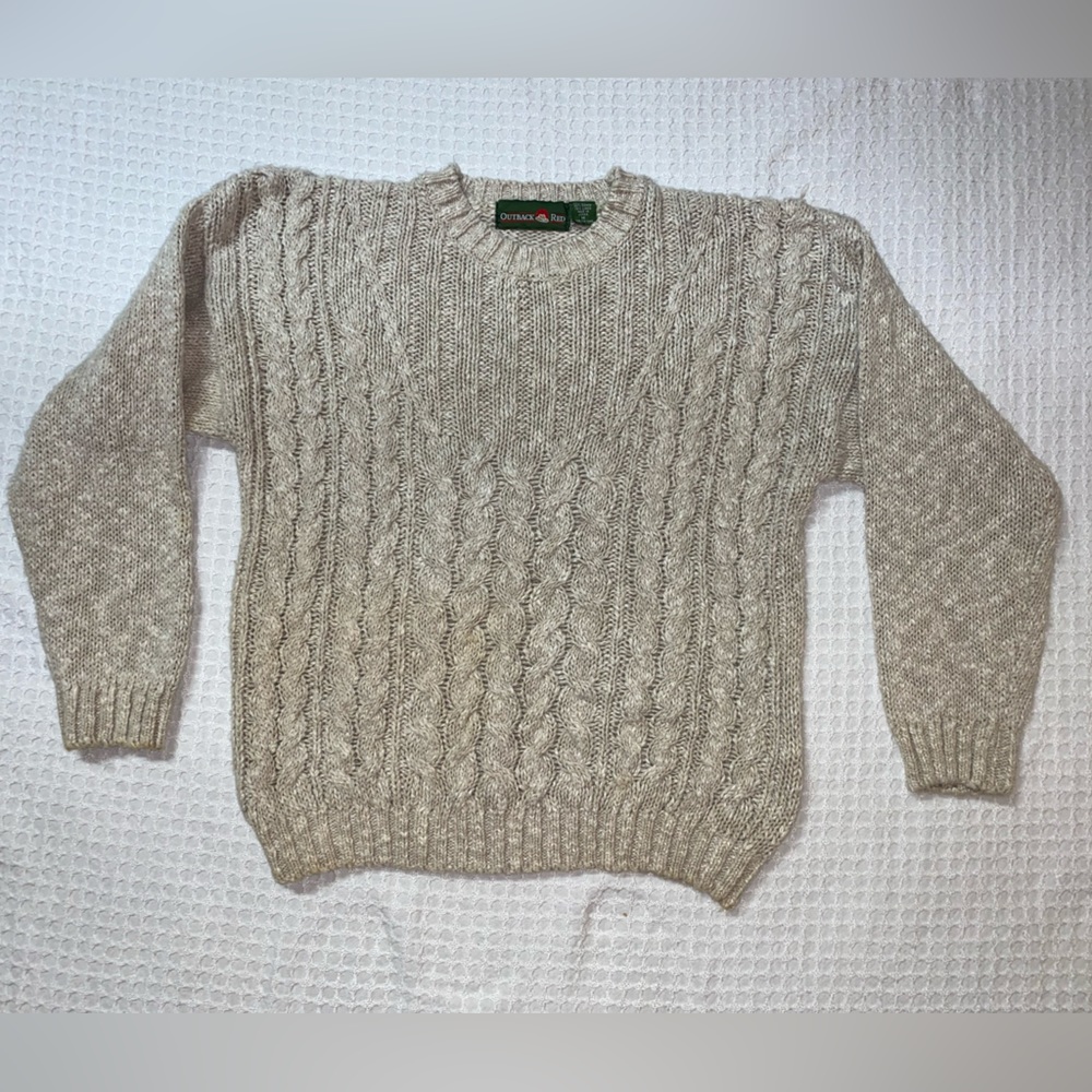 Linen Cable knit Sweater - Picture 2 of 12
